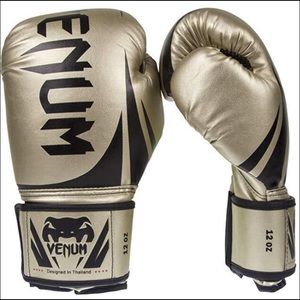 Venum Challenger 2.0 Boxing Gloves, Gold, 14 oz